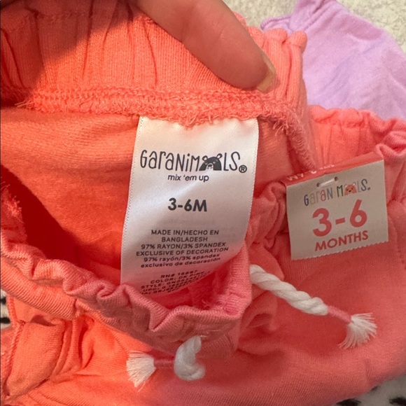 Garanimals Coral and Lavender Ruffle Shorts - Picture 4 of 4